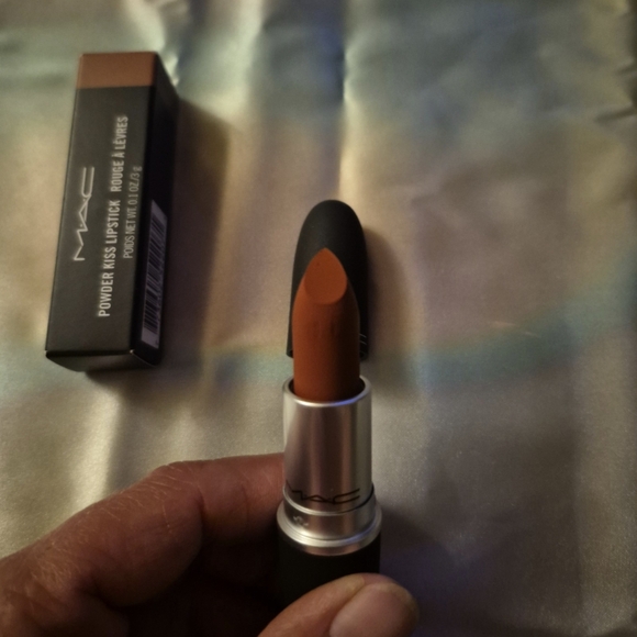 MAC Cosmetics Powder Kiss Lipstick - Devoted To Chili - Picture 2 of 5